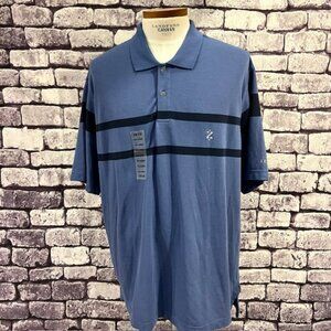 Izod NWT Mens Short Sleeve Blue Polo Size XXL